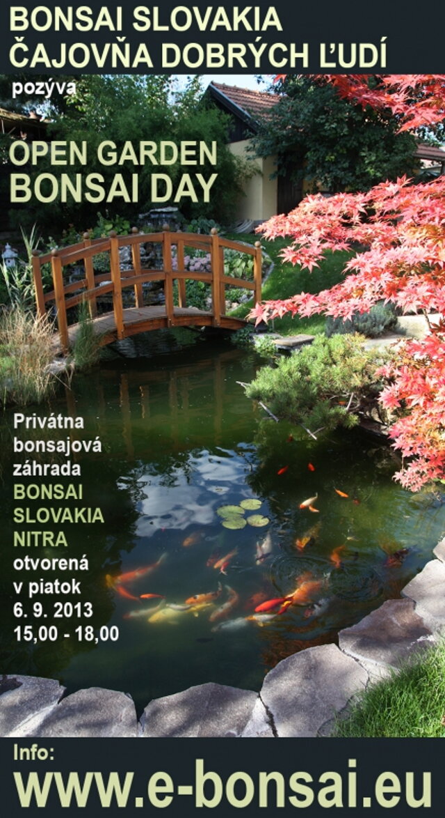 OPEN GARDEN BONSAI DAY