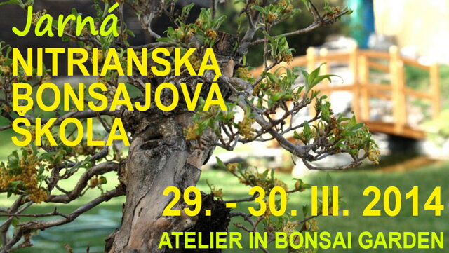 Nitrianska bonsajová škola - 2014 - Bonsai Slovakia - Čajovňa dobrých ľudí