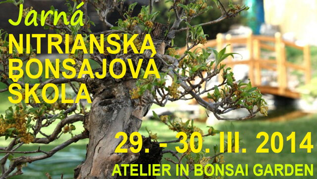 Nitrianska bonsajová škola - 2014 - Bonsai Slovakia - Čajovňa dobrých ľudí