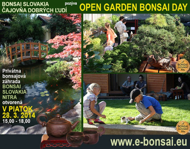 open garden bonsai day