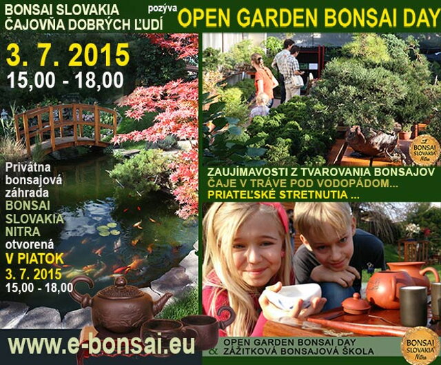 open garden bonsai day