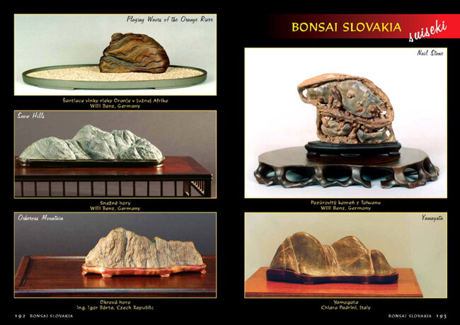 BONSAI SLOVAKIA Kniha priateľstva The Book of Friendship