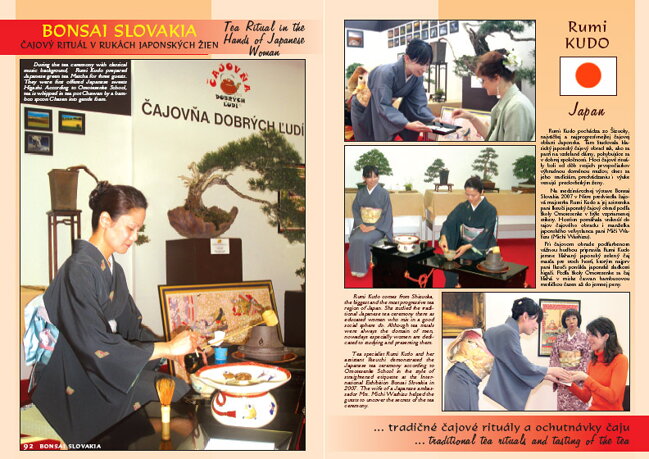 BONSAI SLOVAKIA Kniha priateľstva The Book of Friendship